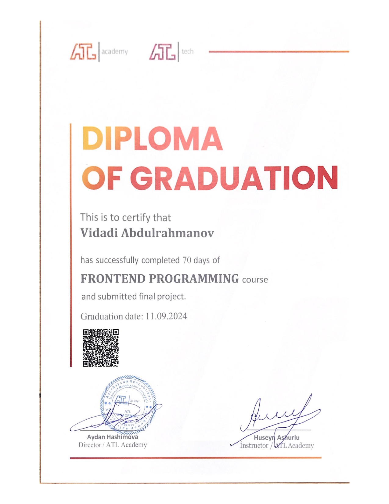 Vidadi Abdulrahmanov